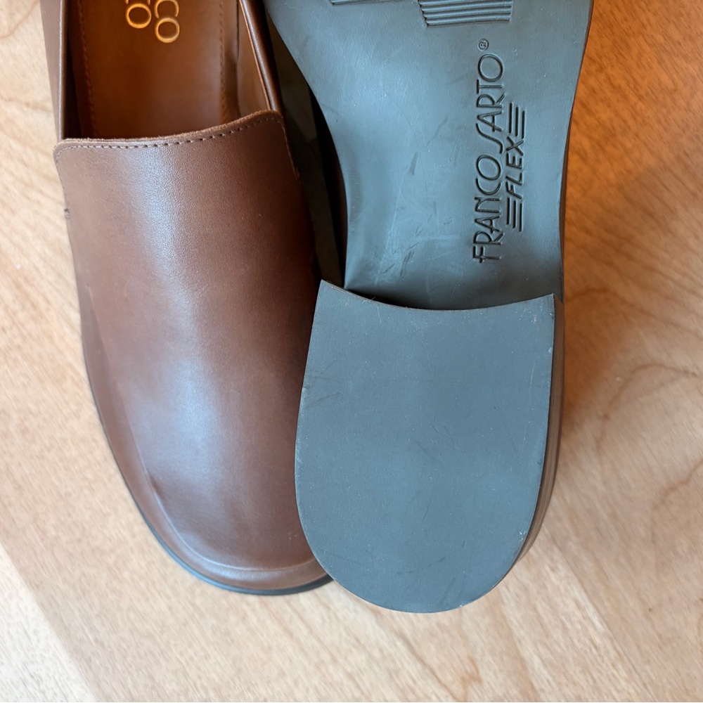 Franco Sarto Bocca Women's Slip-On Leather Loafers - Picture 7 of 10